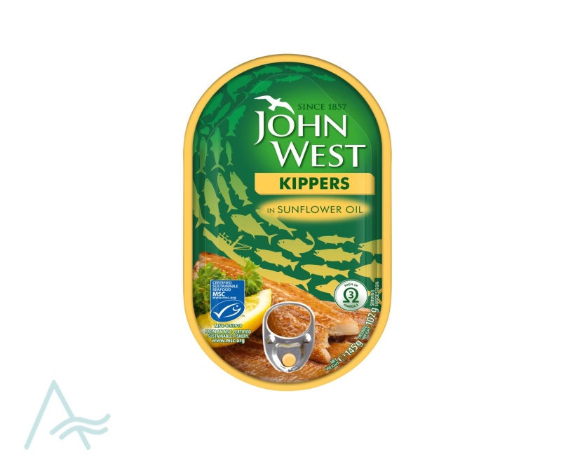 JONH WEST KEPPERS IN SUNFLOWER OIL145 G